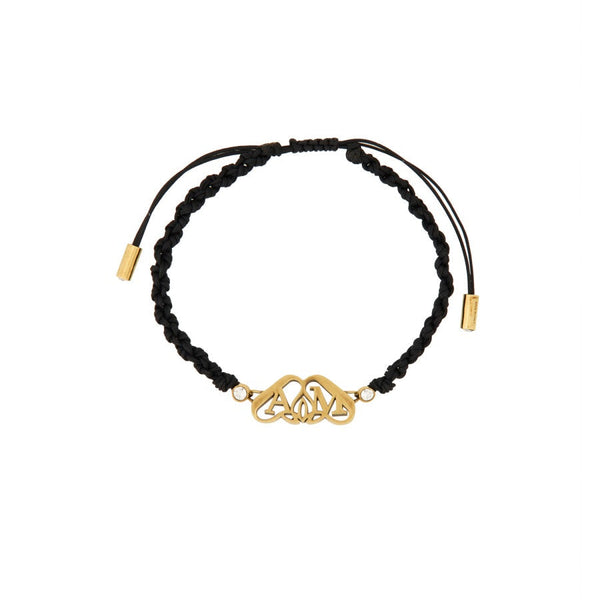 Alexander McQueen Jewellery? Alexander Mcqueen Women Friendship Bracelet With "Seal" Logo Elegant Everyday Fine Jewellery