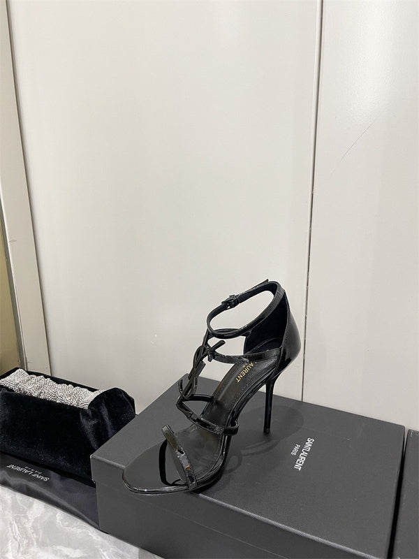 Saint Laurent designer shoes full view