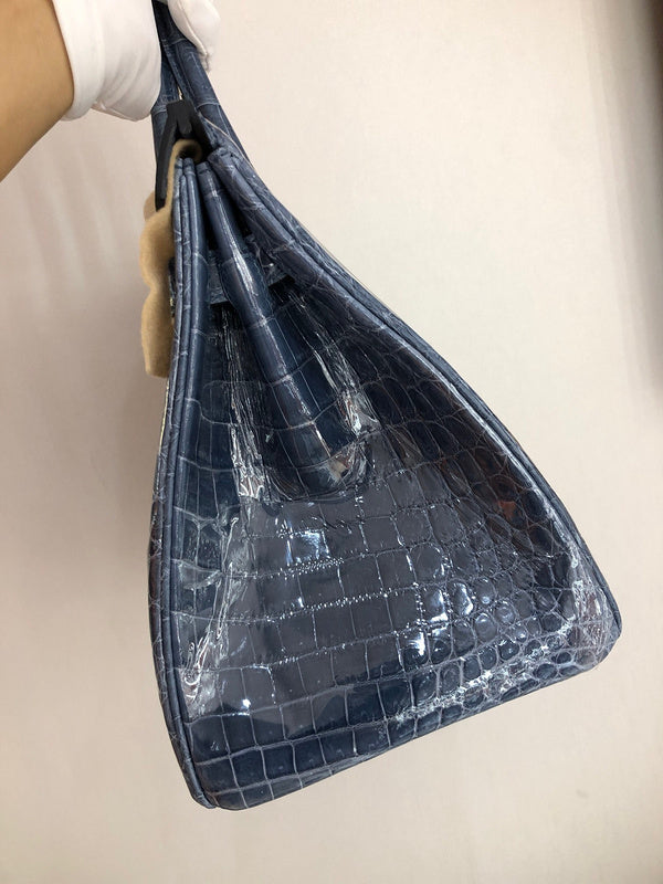 Interior view of polished premium bag