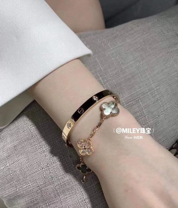 Close-up detail view of Cartier unisex jewelry piece