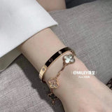 Close-up detail view of Cartier unisex jewelry piece