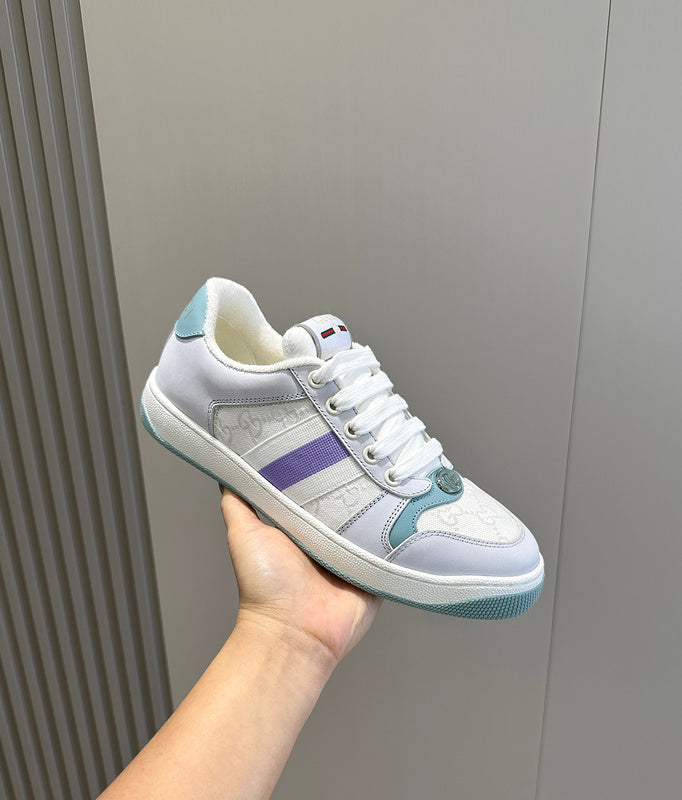 Gucci two-tone luxury sneakers view 5 streetwear statement look