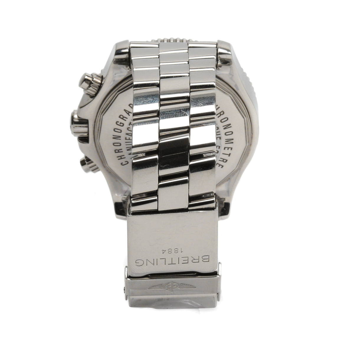 Front view of Breitling unisex watch