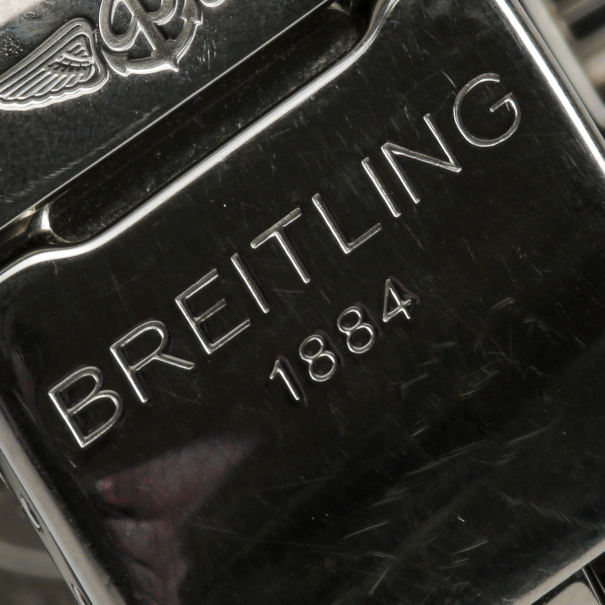 Angled view of Breitling unisex watch