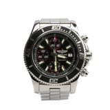 Close-up detail view of Breitling unisex watch