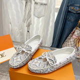 Louis Vuitton shoes Style 320 - close-up of luxury comfort fit