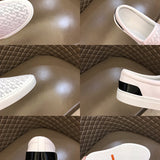 Hermès Grey Ankle Strap Heels - Toe Detail View