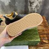 Gucci soft grey luxury sneakers view 7 classic court silhouette