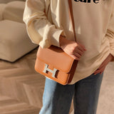 Close-up detail of streamlined bag design