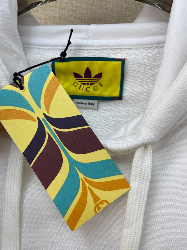 Full styled look of Gucci luxury clothing with logo-detail design
