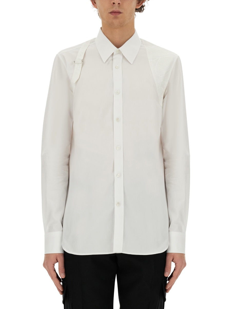 Alexander McQueen Tops? Alexander Mcqueen Men Harness Shirt Elegant Everyday Designer Top