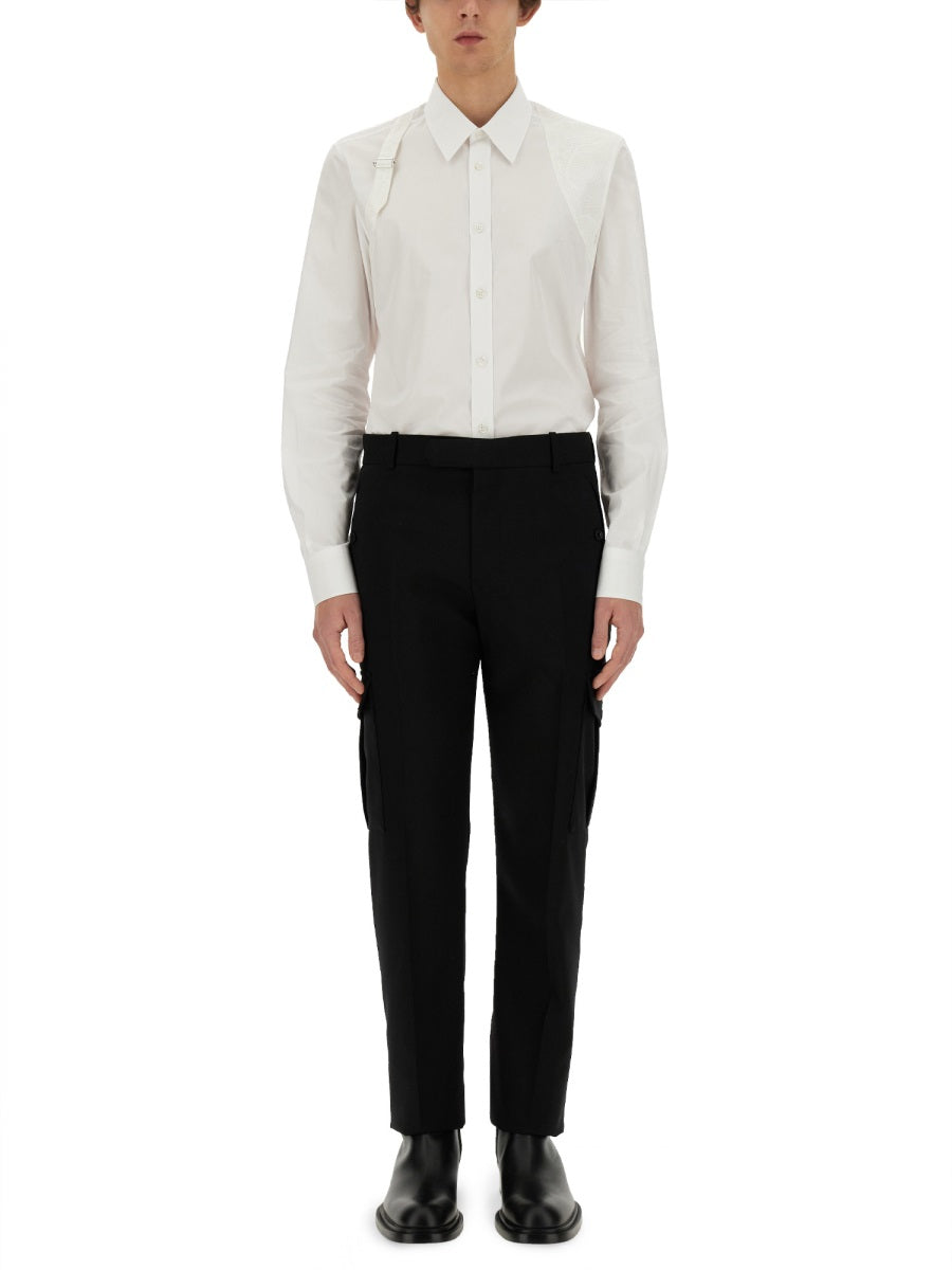 Alexander McQueen premium blouses detail and craftsmanship close-up