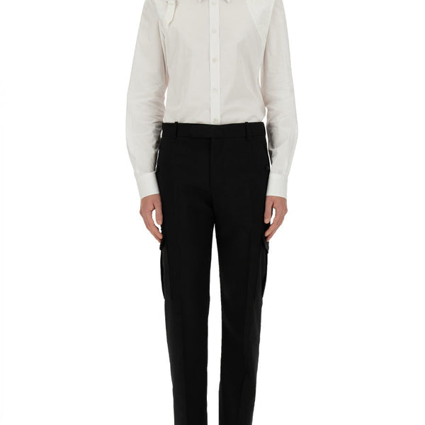 Alexander McQueen premium blouses detail and craftsmanship close-up
