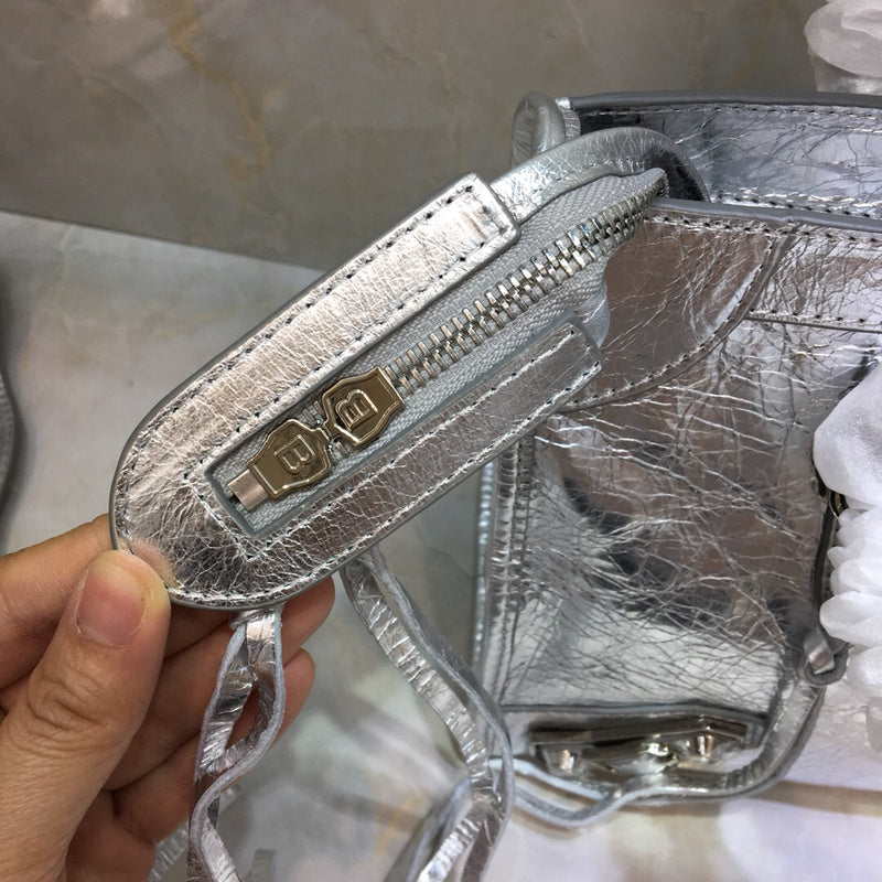 Structured Vegan Leather Handbag - Premium Craftsmanship Detailing | Women's Everyday Carry Handbag #968 - styled full view (image 7) of designer-inspired handbag