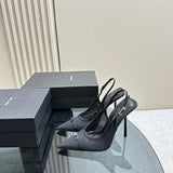 Saint Laurent shoes front view designer style