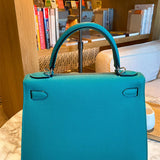 Close-up detail of effortless bag design