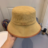 Angled view of Burberry unisex cap