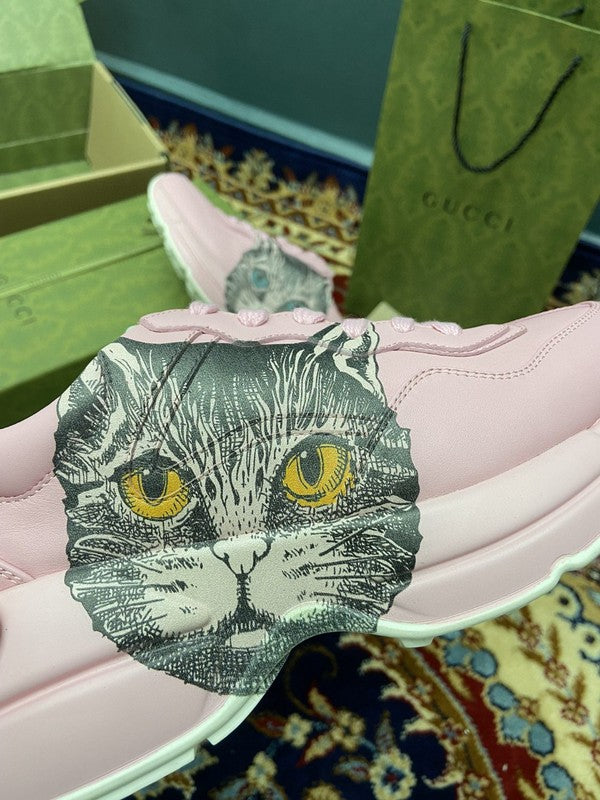 Gucci sneakers detailed view showing premium designer craftsmanship