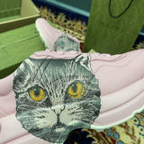 Gucci sneakers detailed view showing premium designer craftsmanship