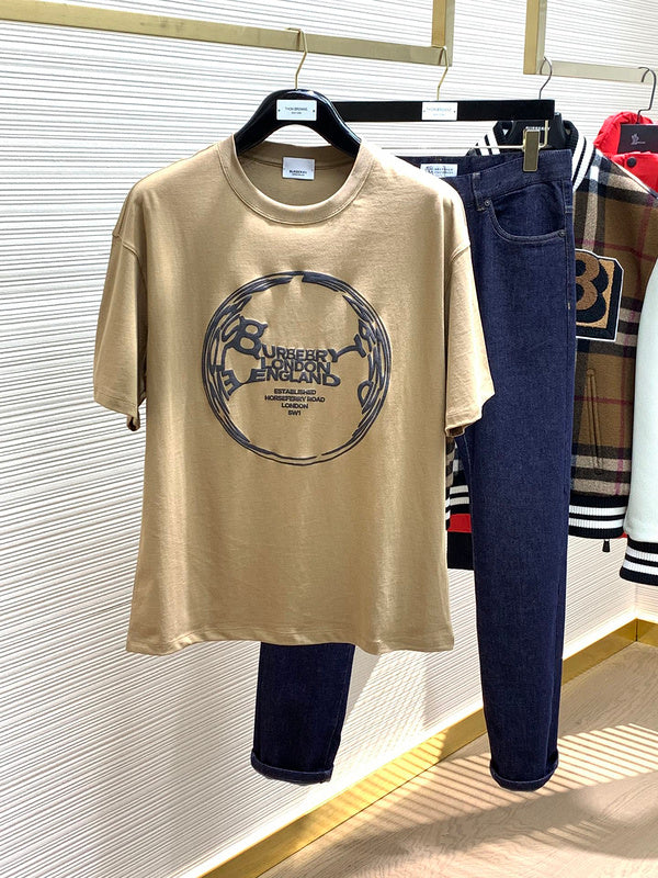 Burberry t-shirt styled look premium fashion