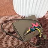 Close-up detail of graceful bag design