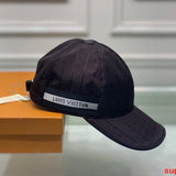 Close-up detail view of Louis Vuitton unisex cap