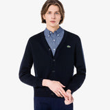 Back view of Lacoste luxury clothing with logo-detail design