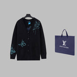Front view of Louis Vuitton luxury clothing with everyday silhouette