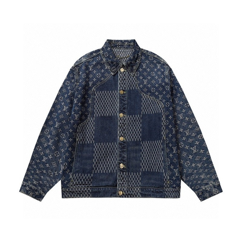 Side profile of Louis Vuitton luxury clothing with tailored silhouette