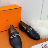 Hermes shoes Style 396 - top view showing design