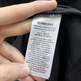Close-up of Burberry designer clothing craftsmanship