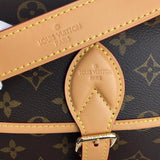 Back view of refined sleek women's handbag – women's premium purse