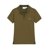 Flat lay presentation of Lacoste luxury clothing with tailored silhouette