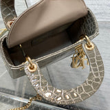 Styled lifestyle shot of statement sleek women's handbag – women's luxury handbag