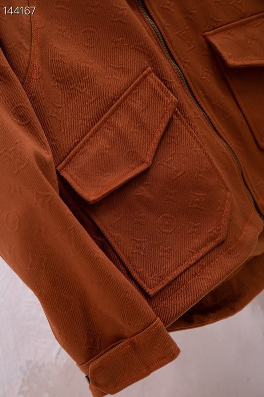 Back view of Louis Vuitton luxury clothing with streetwear-inspired cut
