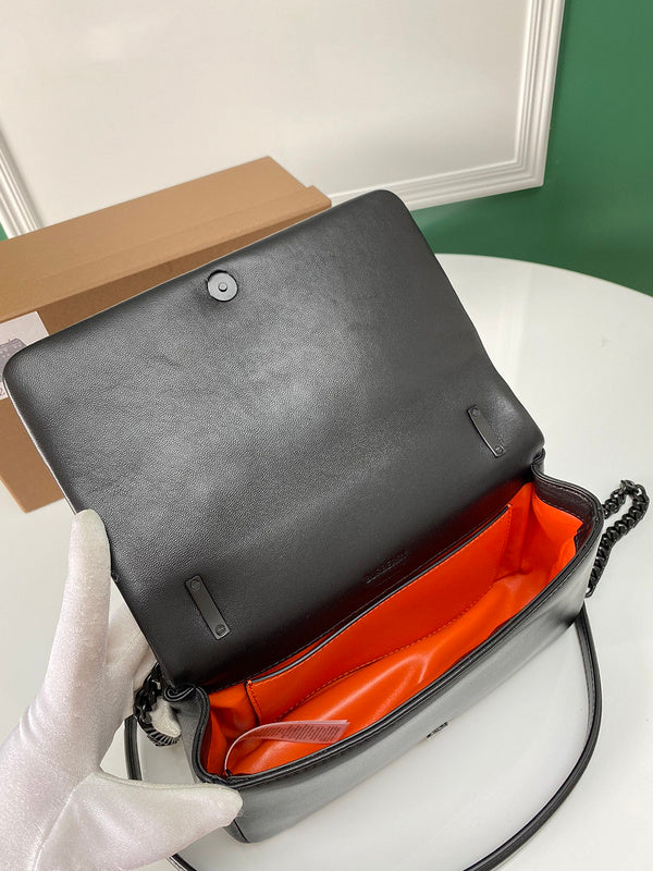 Refined Premium PU Leather Handbag - Sleek Minimalist Lines | Women's Statement Accessory #1111 - styled full view (image 7) of designer-inspired handbag
