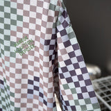 Full styled look of Louis Vuitton cotton t-shirt with monogram-inspired silhouette