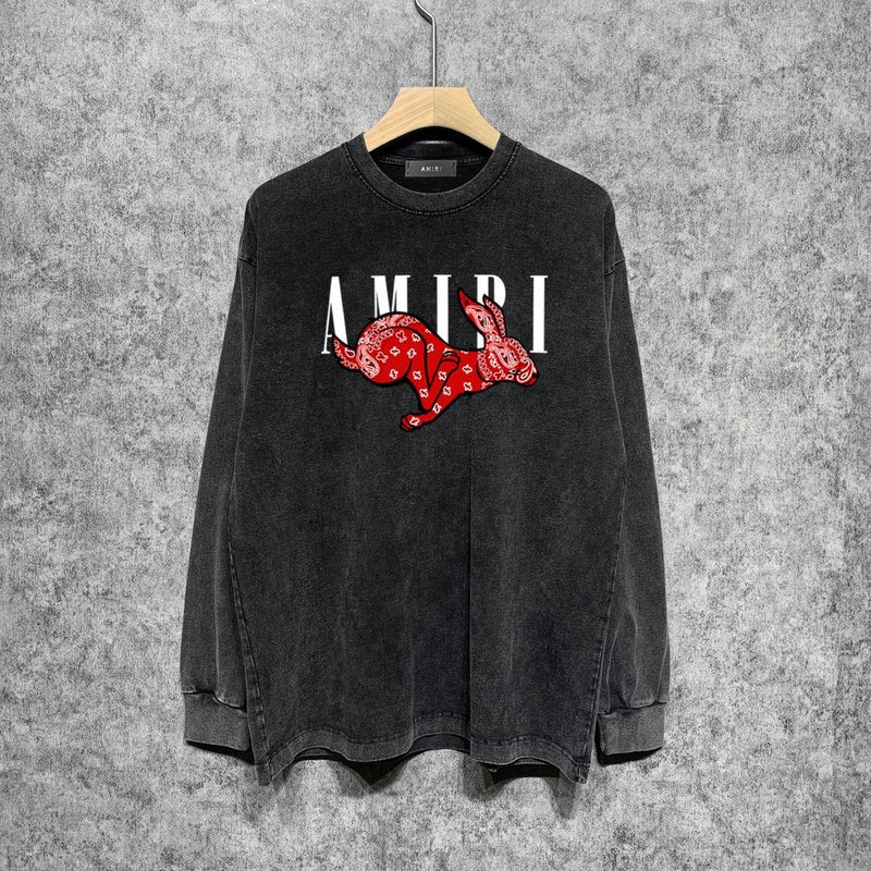 Amiri hoodie back view — premium authentic designer style