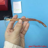 Front view of Cartier unisex sunglasses