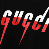 Close-up detail shot of Gucci luxury clothing with tailored silhouette