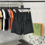 Side profile of Rhude luxury clothing with contemporary cut