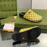 Side profile of Gucci fresh white-and-black sneakers signature lace-up style