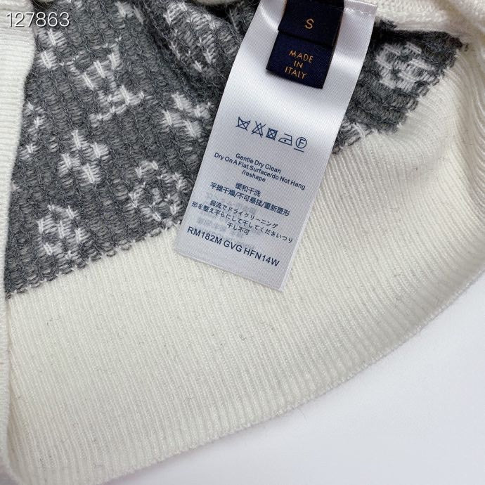 Back view of Louis Vuitton luxury clothing with runway-inspired design