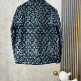 Side profile of Louis Vuitton luxury clothing with runway-inspired design