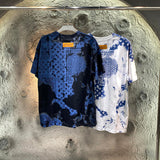 Back view of Louis Vuitton cotton t-shirt with runway-inspired design