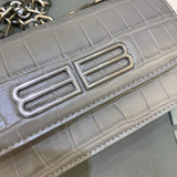 Classic Vegan Leather Handbag - Signature Hardware Accents | Women's Designer-Inspired Purse #426 - interior view (image 6) of designer-inspired handbag