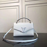 Front view of structured modern women's handbag – women's premium purse