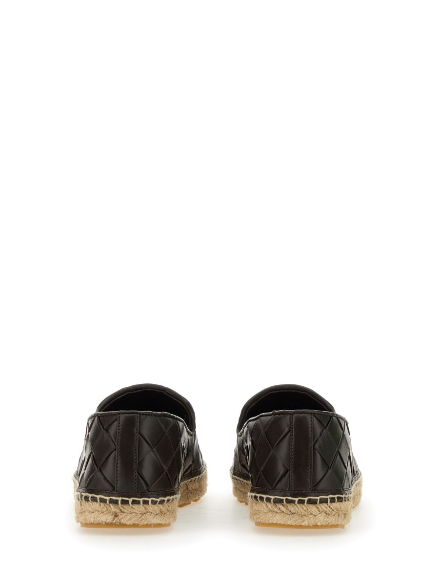 Bottega Veneta premium slides detail and craftsmanship close-up