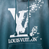 Full styled look of Louis Vuitton luxury clothing with tailored silhouette
