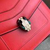 Classic Faux Leather Handbag - Smooth Faux-Leather Exterior | Women's Premium Handbag #1698 - styled full view (image 7) of designer-inspired handbag